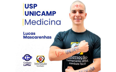 Interseção: 1º lugar em aprovação na USP e UNICAMP