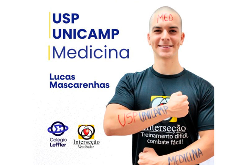 Interseção: 1º lugar em aprovação na USP e UNICAMP